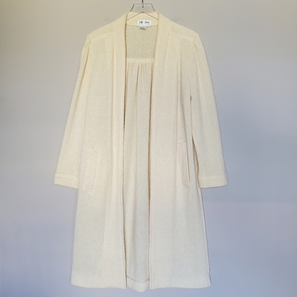 Vintage Y2K J.M Joss Mohair Wool Blend Womens Heavy Long Open Front Duster - Picture 10 of 12